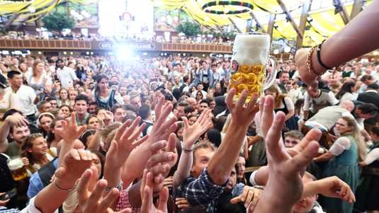 Bavarian Oktoberfest begins with the opening of the first beer barrel in Munich.