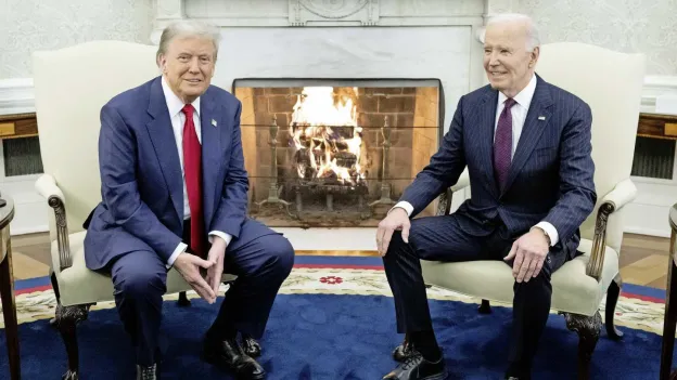 Biden Welcomes Trump to the White House: 'Today is a Beautiful Day'