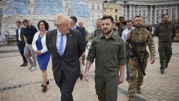 Boris Johnson Criticizes Vladimir Putin's Ambitions to Restore Russian Empire