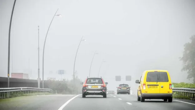 Code yellow issued for dense fog across the Netherlands