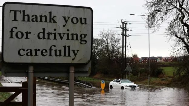 Dozens Rescued After Flooding in United Kingdom