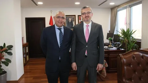 Egyptian Delegation Received in Ankara