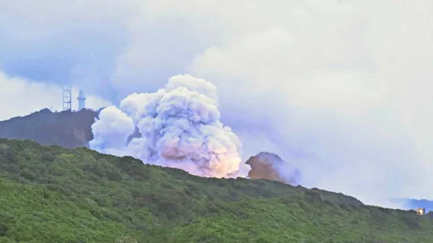 Fire breaks out during rocket test in Japan due to 'abnormality'