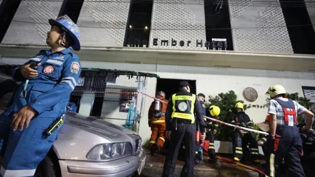 Fire Breaks Out in Hotel in Bangkok, Resulting in Death of Tourists