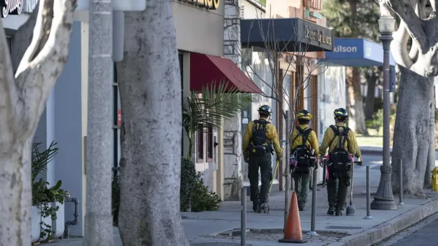 Firefighters Making Progress in Battling Fires in Los Angeles