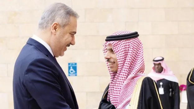 Foreign Minister Fidan Meets with Saudi Counterpart