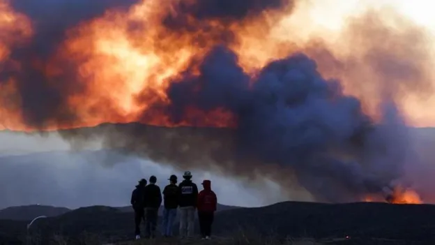 Forest Fire Spreading in Los Angeles