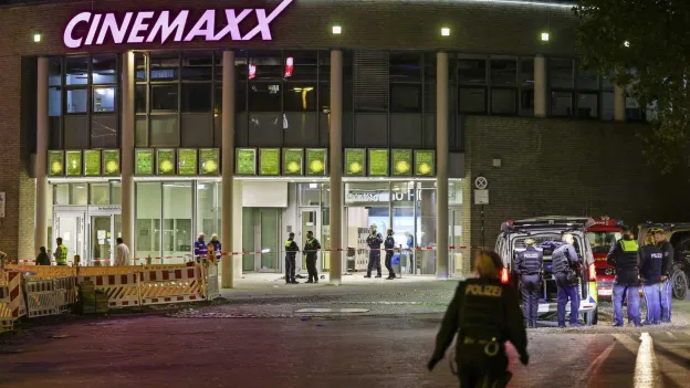 German police shoot man who threw incendiary devices in cinema