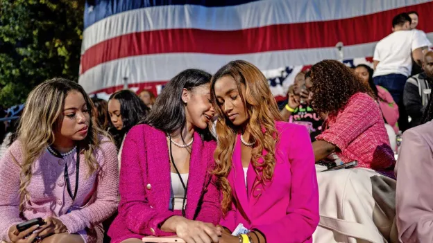 Historic Election Night Celebration at Howard University with Kamala Harris Supporters