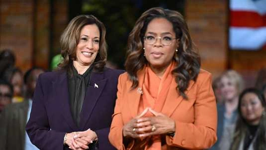 Kamala Harris Speaks on U.S. Issues During Livestream Event with Oprah Winfrey