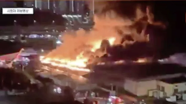 Major Fire Breaks Out at American Military Base in South Korea