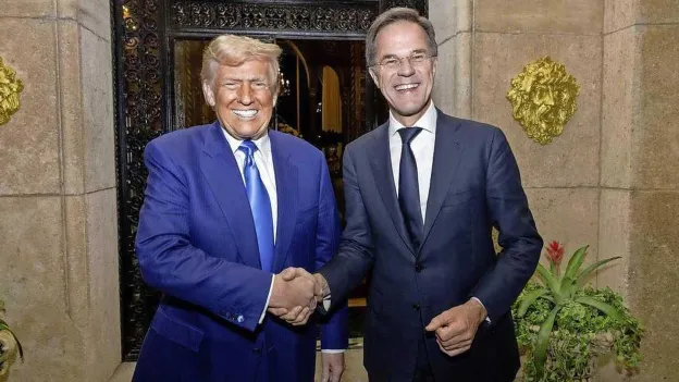 NAVO Chief Rutte Discusses Security Issues with Trump