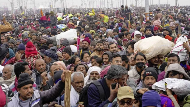 Nearly 15 Million Hindus Attend First Day of Grand Kumbh Festival in India