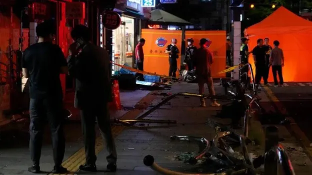 New Tragedy in South Korea: Driver Crashes into Crowd