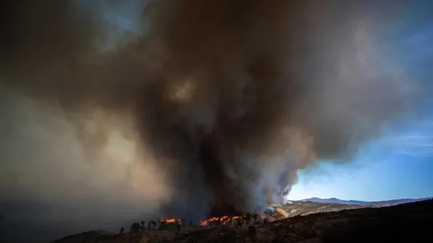 New Wildfire Breaks Out North of Los Angeles