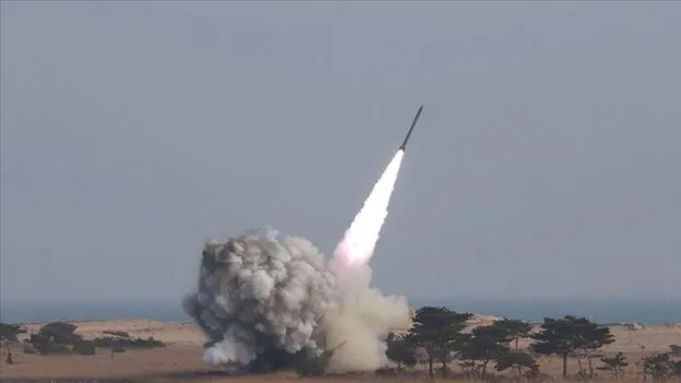 North Korea Conducts Missile Test from Sea to Land