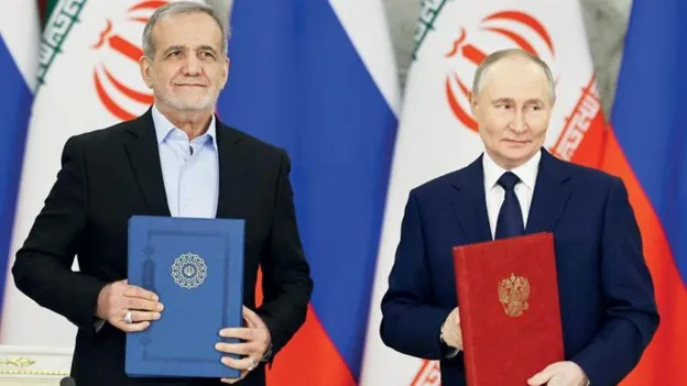 Russia and Iran Sign 20-Year Agreement to Expand Alliance