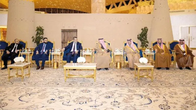 Syrian Interim Government Makes First Official Visit to Riyadh