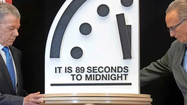 The 'Doomsday Clock' Moves Closer to Midnight Due to Potential Misuse of Advancements