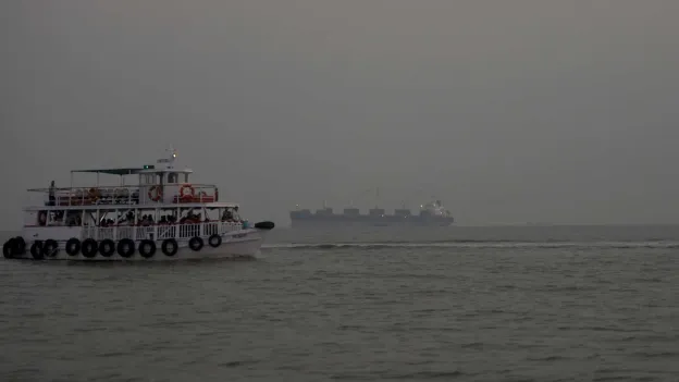 Thirteen dead after Indian navy speedboat collides with ferry off Mumbai coast