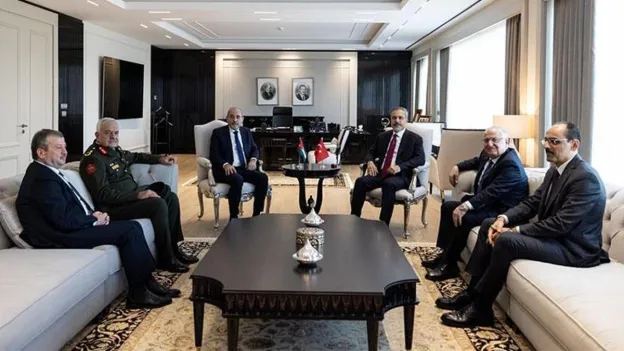 Turkish Foreign Minister Hakan Fidan met with his Jordanian counterpart