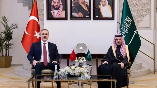 Turkish Foreign Minister Hakan Fidan Met with His Saudi Counterpart