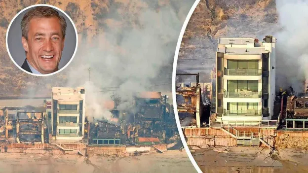 Villa of Waste Management Former Head Spared from Fire in LA Blaze